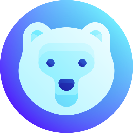 oso polar icono gratis