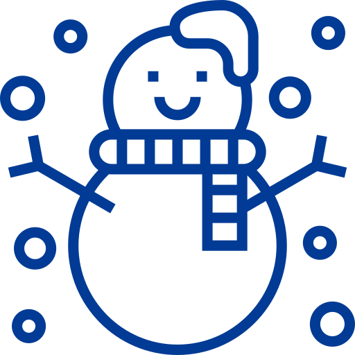 boneco de neve grátis ícone