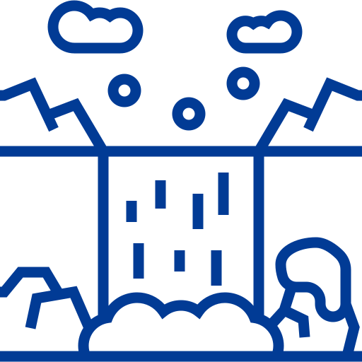 Waterfall free icon Waterfall free icon