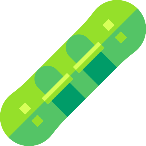 tabla de snowboard icono gratis