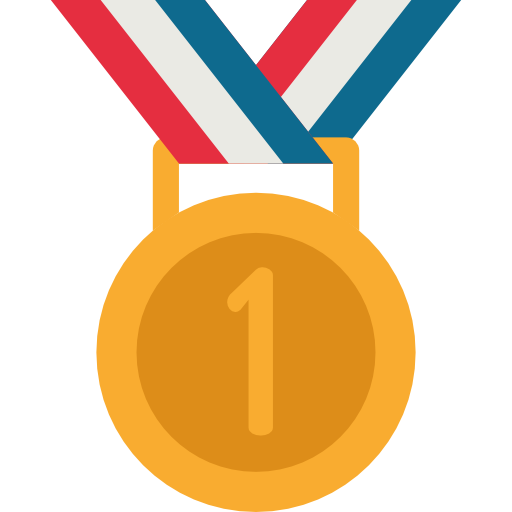 Gold medal  free icon