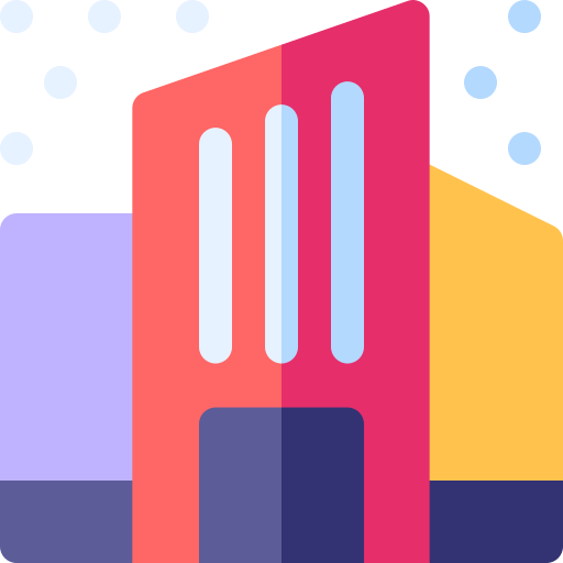 centro de negocios icono gratis