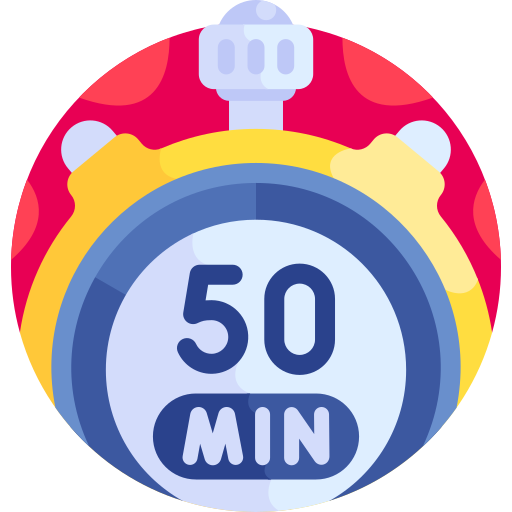 50 minutos icono gratis