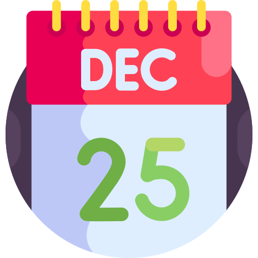 diciembre icono gratis