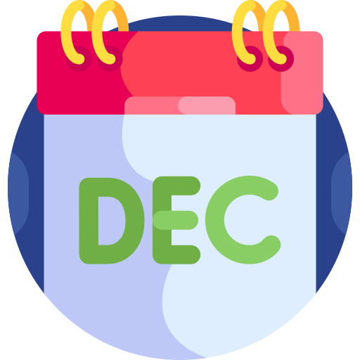 diciembre icono gratis