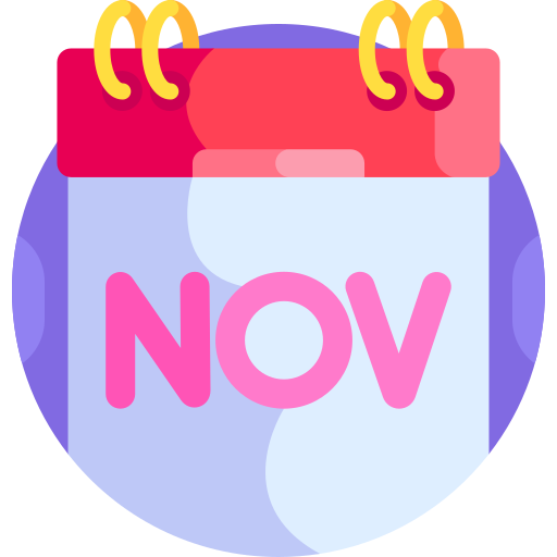 noviembre icono gratis