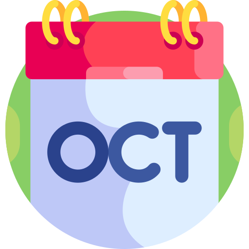 octubre icono gratis