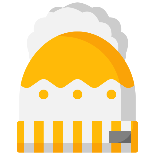 sombrero de invierno icono gratis