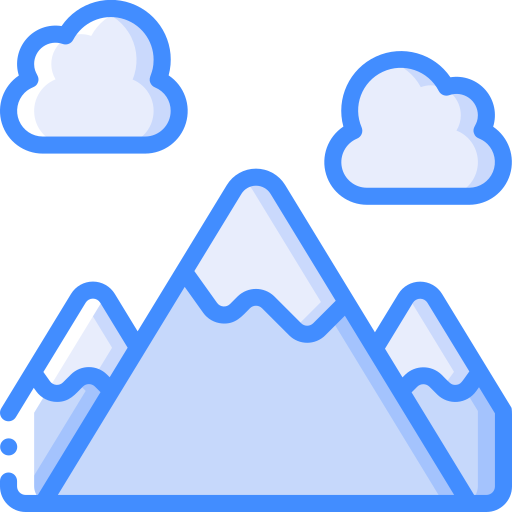 montañas icono gratis