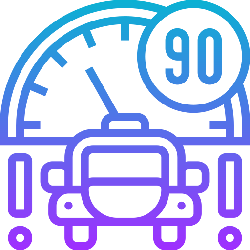 límite de velocidad icono gratis