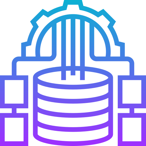 procesamiento de datos icono gratis