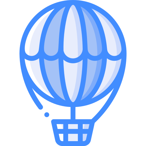 globo aerostático icono gratis