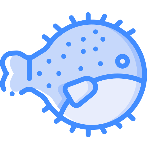 рыба фугу бесплатно иконка