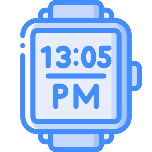 reloj digital icono gratis