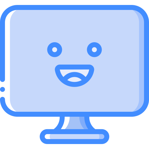 Monitor Basic Miscellany Blue icon