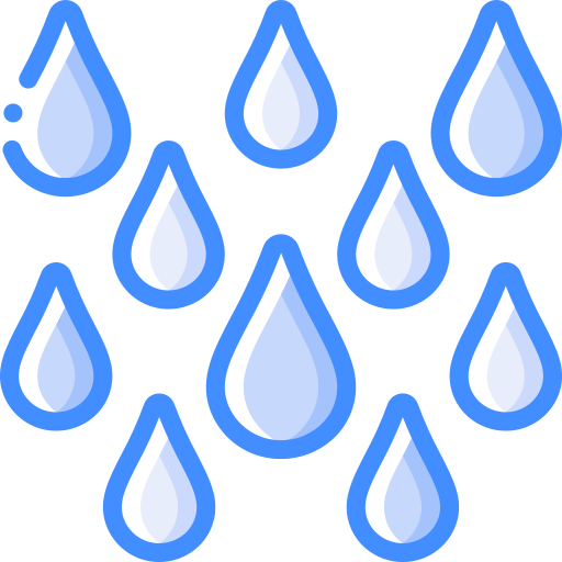 Rain Basic Miscellany Blue icon