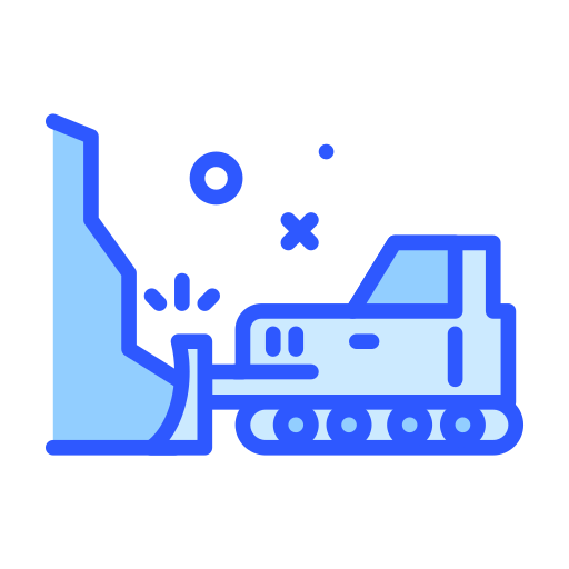 excavadora icono gratis