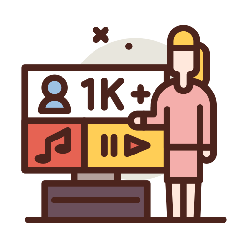 hombre de influencia icono gratis