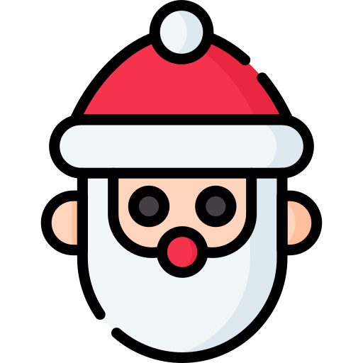 papá noel icono gratis