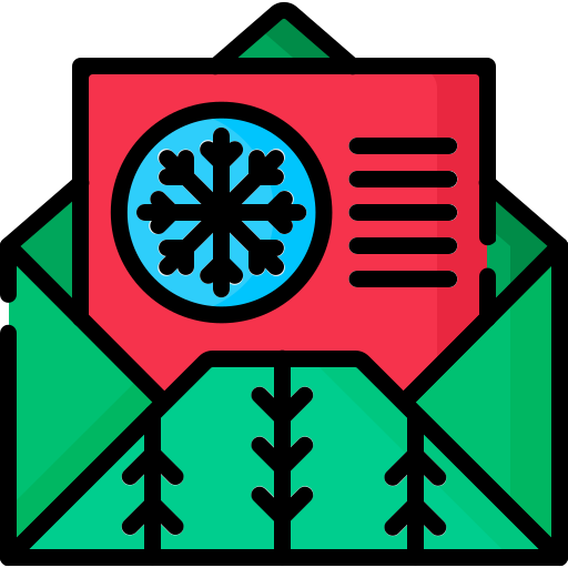 Рождественская открытка бесплатно иконка