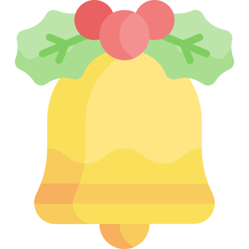 campana de navidad icono gratis