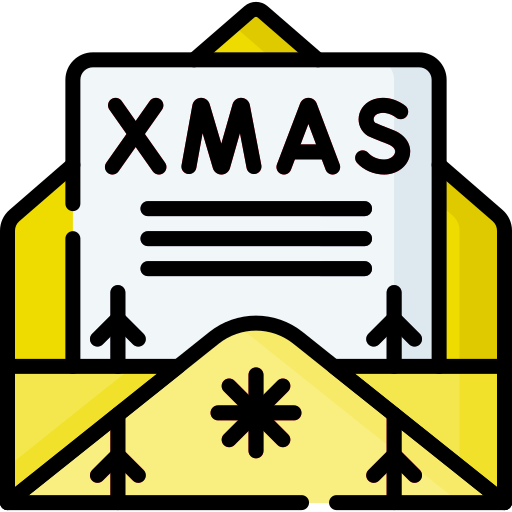 tarjeta de navidad icono gratis