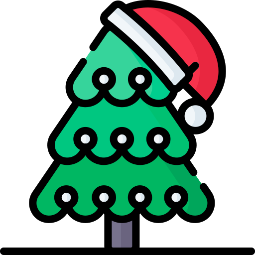 árbol de navidad icono gratis