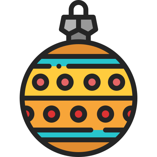 Christmas ball Generic Outline Color icon