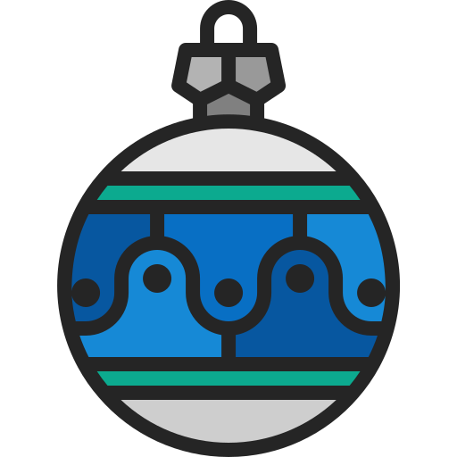 Christmas ball Generic Outline Color icon