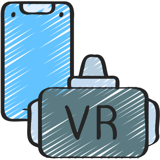 gafas de realidad virtual icono gratis