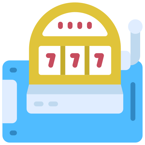 Slot machine Juicy Fish Flat icon