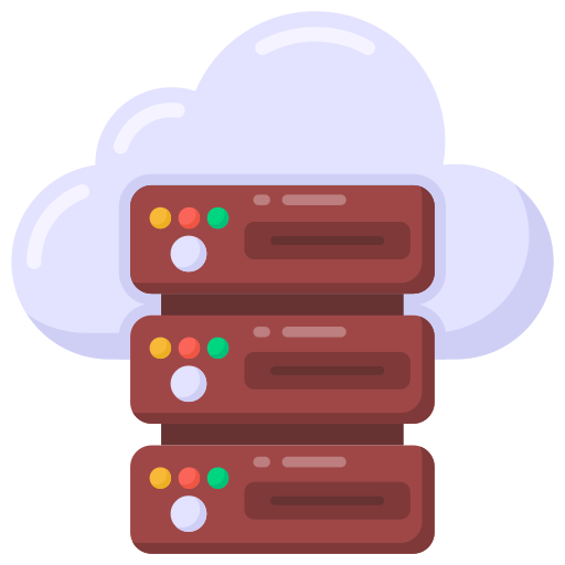 base de datos en la nube icono gratis