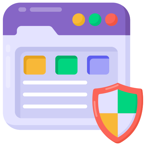 seguridad web icono gratis