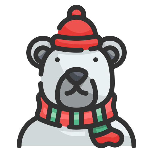 oso polar icono gratis