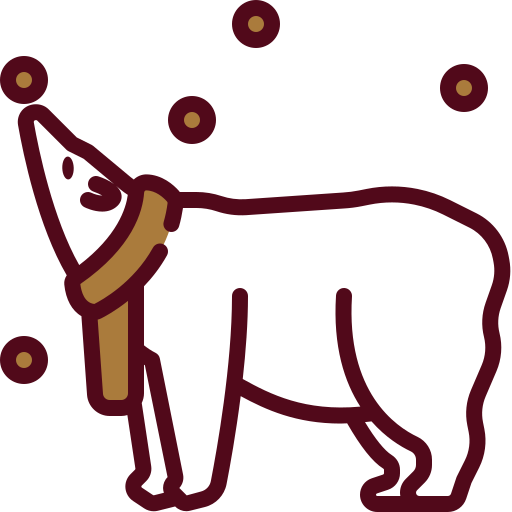 oso polar icono gratis