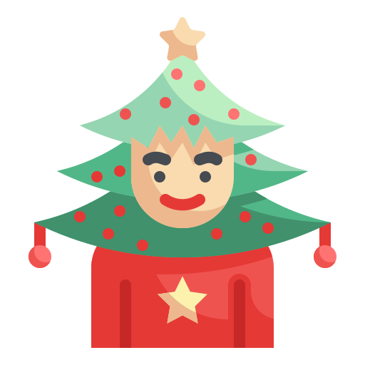 árbol de navidad icono gratis