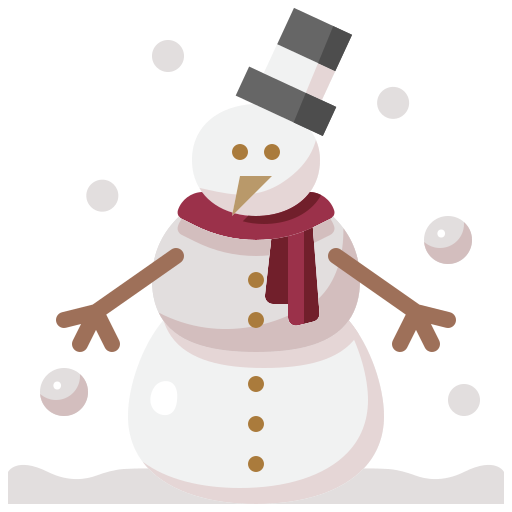 Snowman Generic Flat icon