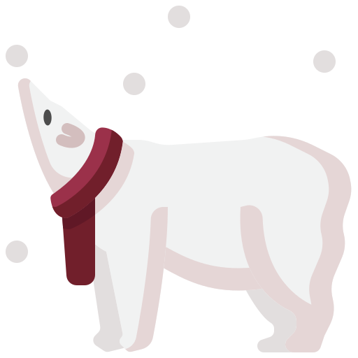 oso polar icono gratis