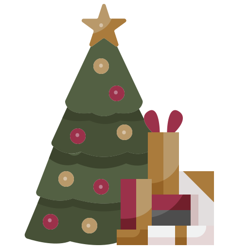 árbol de navidad icono gratis