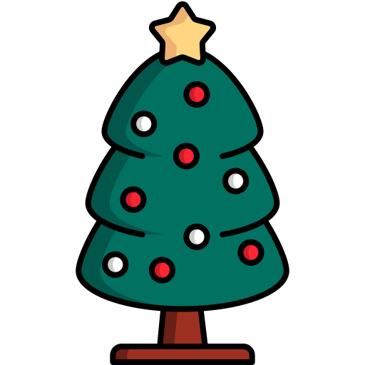 árbol de navidad icono gratis