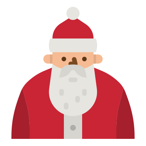 papá noel icono gratis