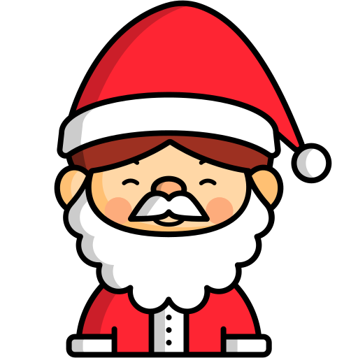 papá noel icono gratis