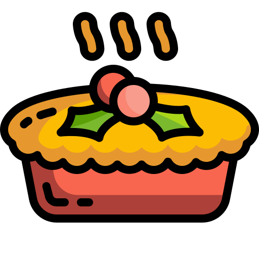 pie de manzana icono gratis