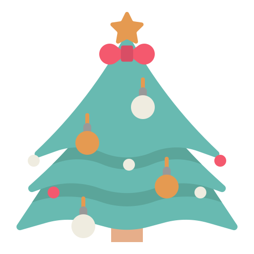 árbol de navidad icono gratis