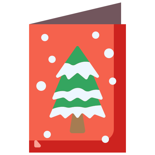 Christmas card Generic Flat icon