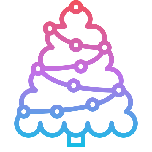 árbol de navidad icono gratis