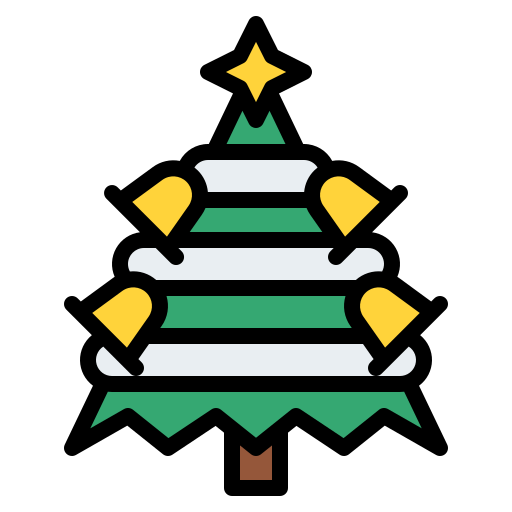 árbol de navidad icono gratis