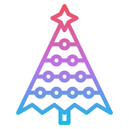 árbol de navidad icono gratis