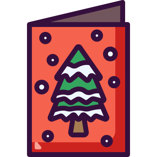 Christmas card Generic Outline Color icon