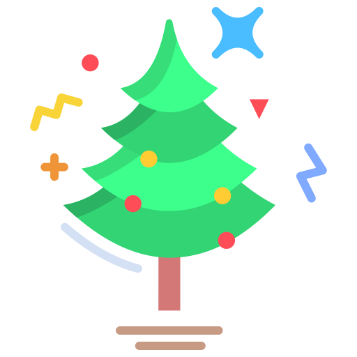 árbol de navidad icono gratis